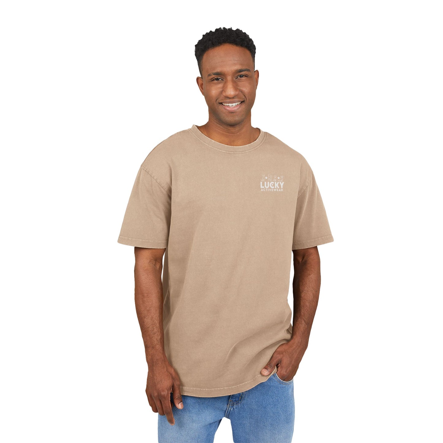 Men's Acid Washed Heavy Oversize Tee