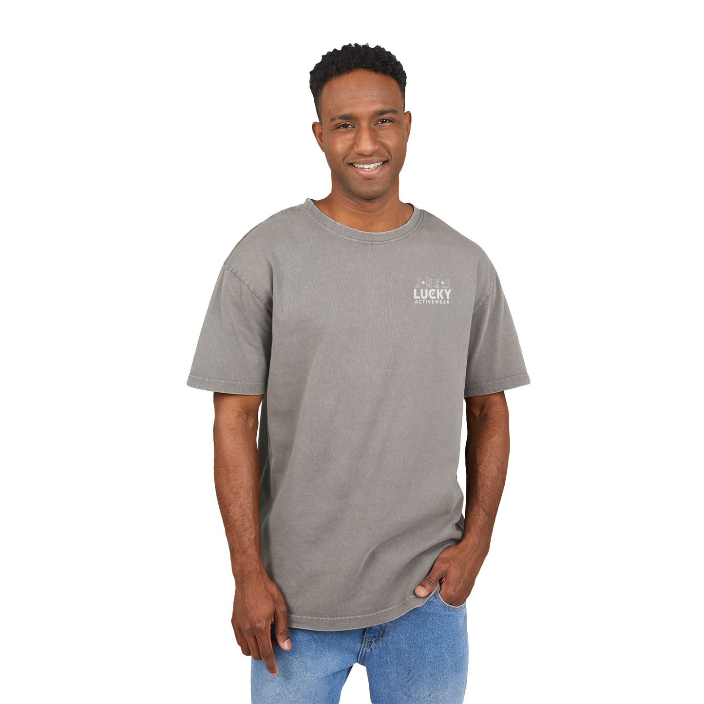 Men's Acid Washed Heavy Oversize Tee